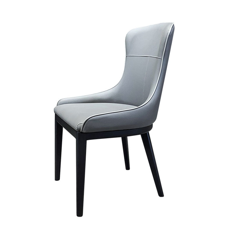 Modern Style Wood Parsons Chair Upholstered Dining Side Chair with