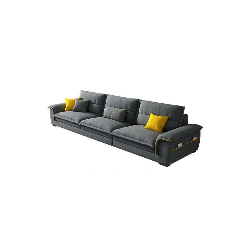 37.4 "High Dark Grey Top Cushion Sectional Sectional para sala de estar