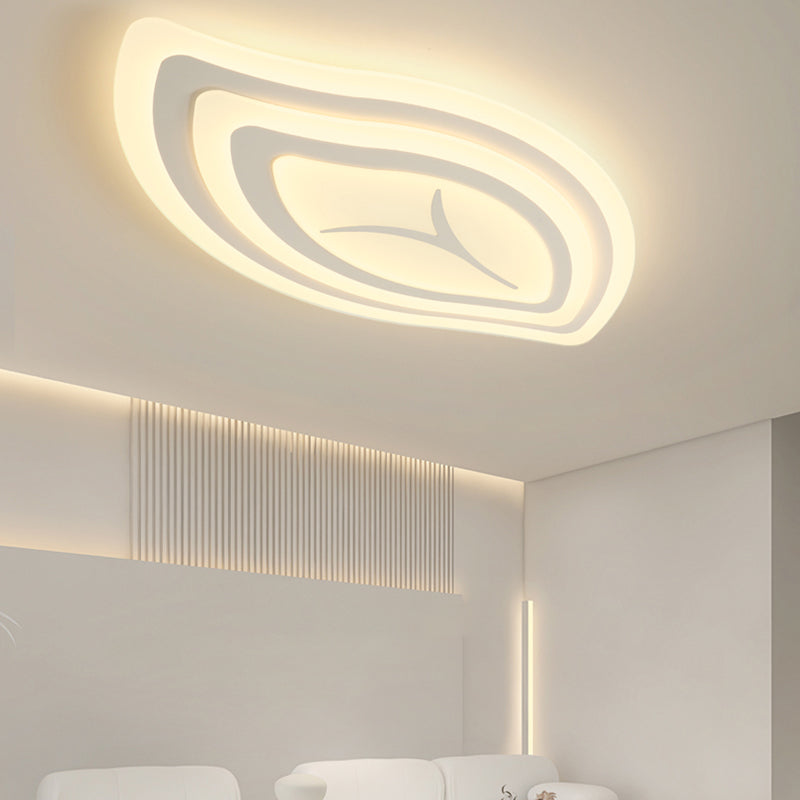 Illuminazione del soffitto a foglia bianca a LED a LED a LED NAFE MONTICOLA