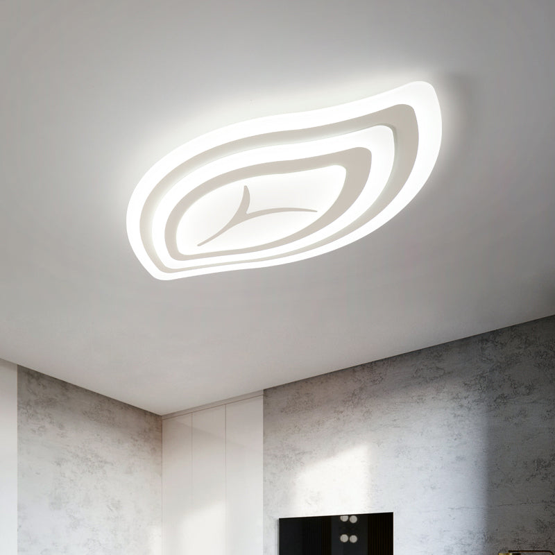 Illuminazione del soffitto a foglia bianca a LED a LED a LED NAFE MONTICOLA