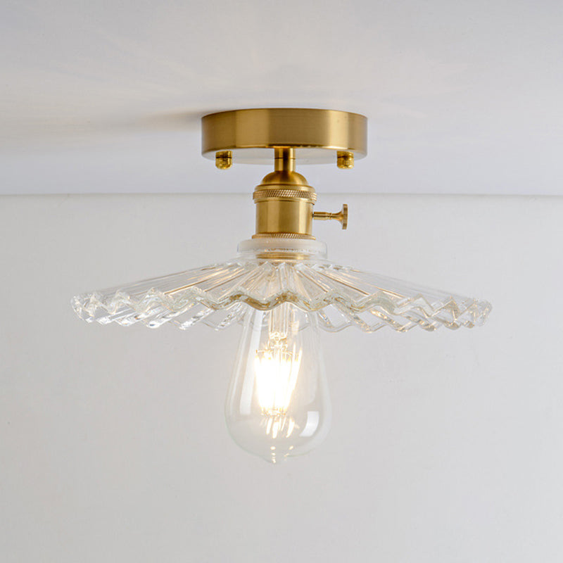 Style géométrique moderne à chasse à lampe à lampe à 1 lumière