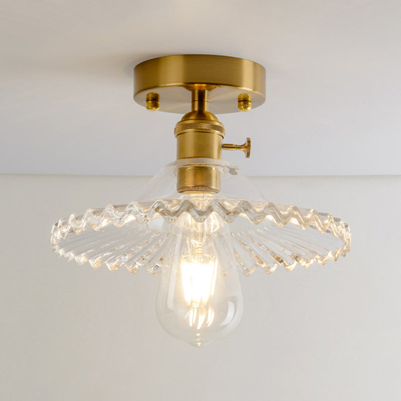 Style géométrique moderne à chasse à lampe à lampe à 1 lumière