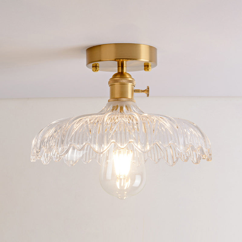 Style géométrique moderne à chasse à lampe à lampe à 1 lumière