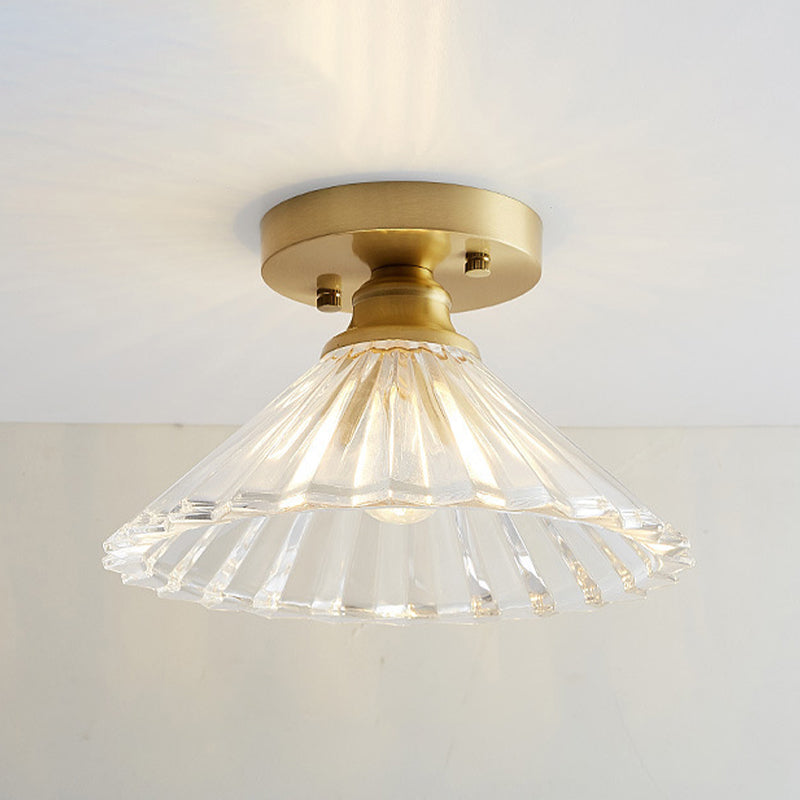 Stile moderno a filo geometrico vetro leggero a filo a filo a 1 luce