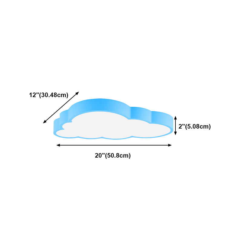 Colorida Luz de techo de montaje de montura de nubes Moderno de techo de montaje de lavado moderno