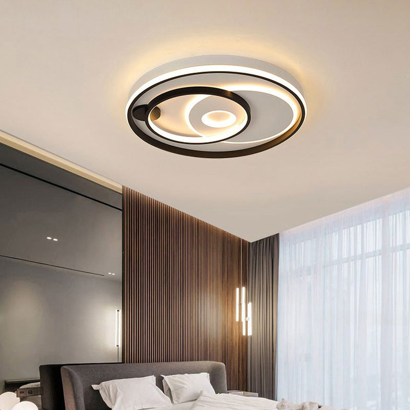 Modern Style Geometric Flush Mount Light Metal 3-Light Flush Ceiling Lights