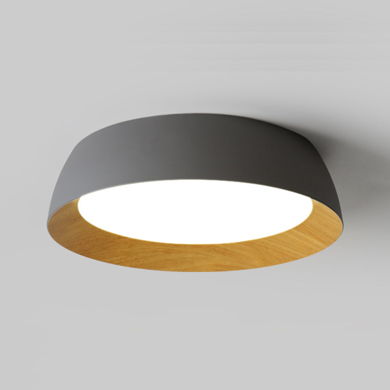 Moderne stijl geometrie vorm plafond armatuur metaal 1 licht spoel plafond verlichting armatuur