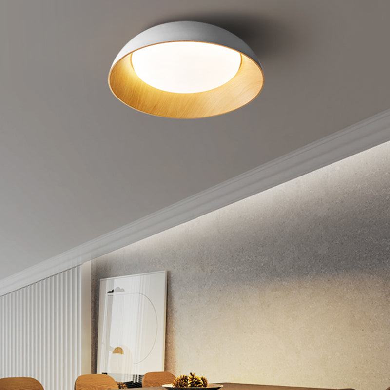 Moderne stijl geometrie vorm plafond armatuur metaal 1 licht spoel plafond verlichting armatuur