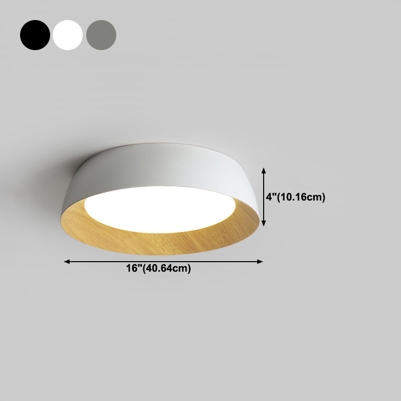 Moderne Style Geometrieform Deckenbehandlung Metall 1 Licht Spül Deckenleuchte