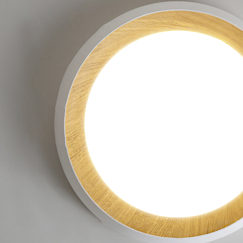 Forma del cerchio in stile moderno Aitura del soffitto Metal 1 Luce Light Affermazione Montata