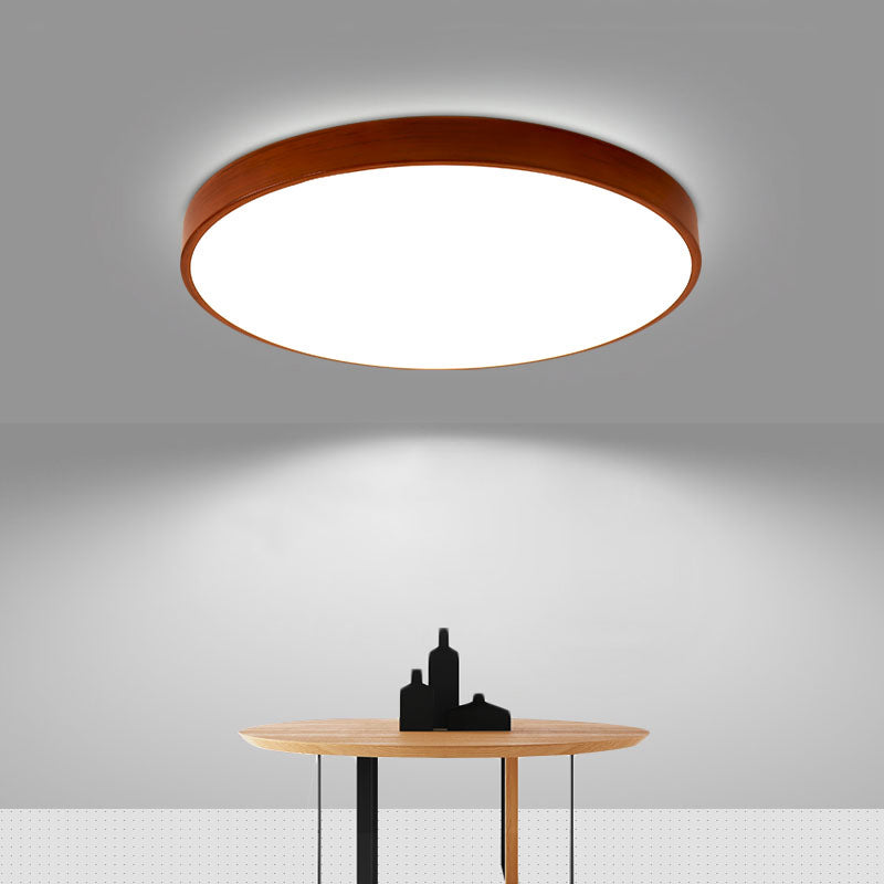 Modern Geometric Shape Ceiling Light Metal LED Flush Mount Light for Living Room