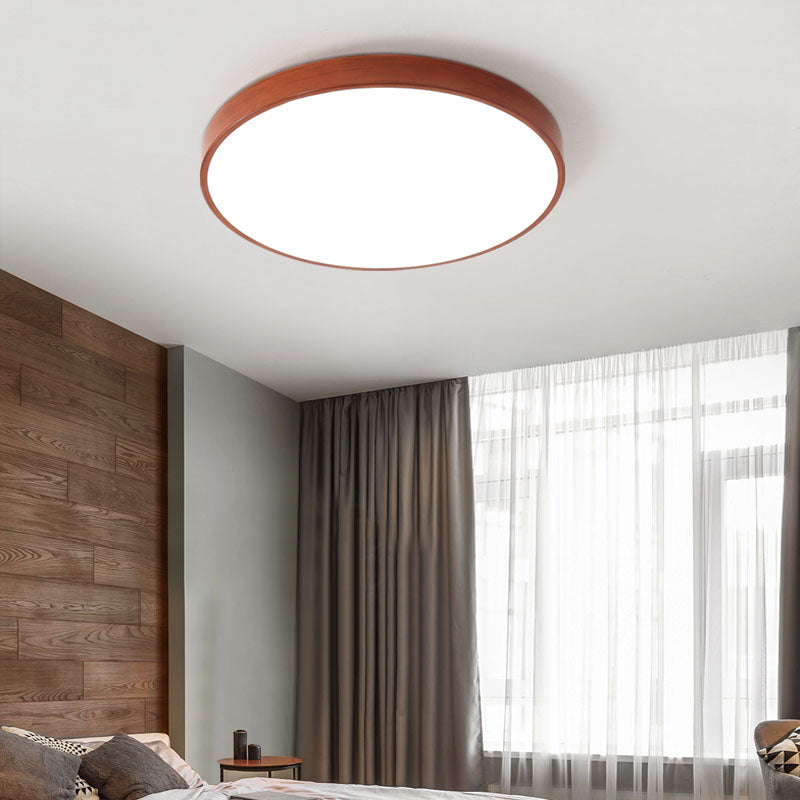 Modern Geometric Shape Ceiling Light Metal LED Flush Mount Light for Living Room