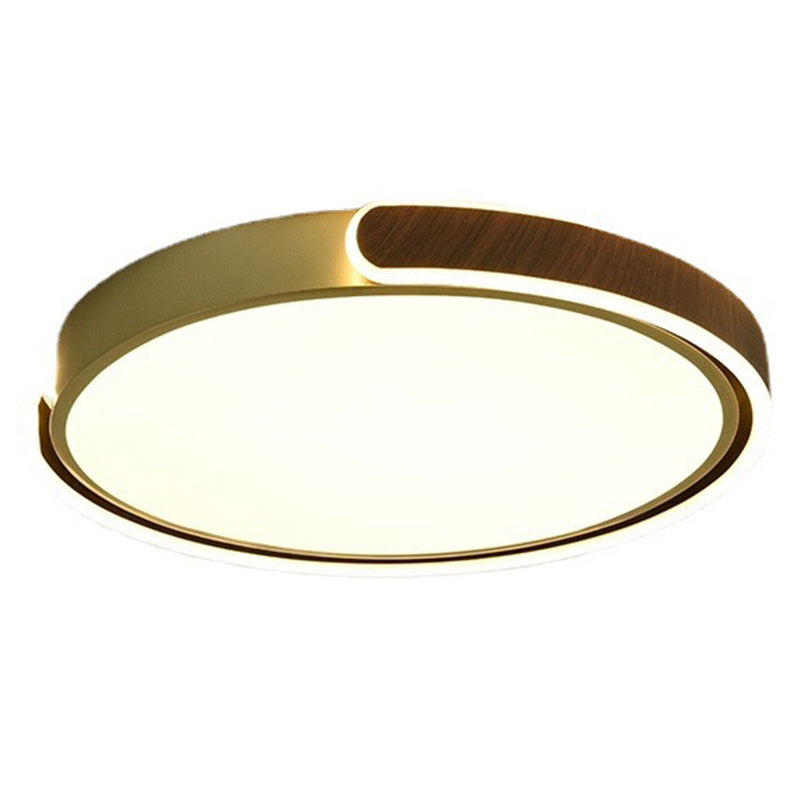 Nordic Round Ceiling Light Metal LED Flush Mount Light for Living Room