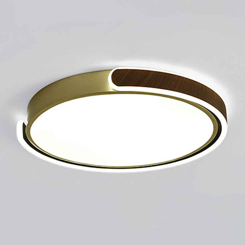 Nordic Round Ceiling Light Metal LED Flush Mount Light for Living Room