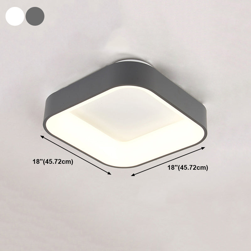 Geometrische spoelbevestigingsplafondlicht Modern Flush Mount Plafond Armture