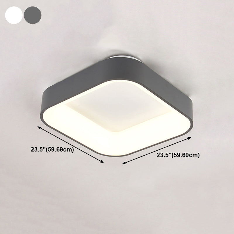 Geometrische spoelbevestigingsplafondlicht Modern Flush Mount Plafond Armture