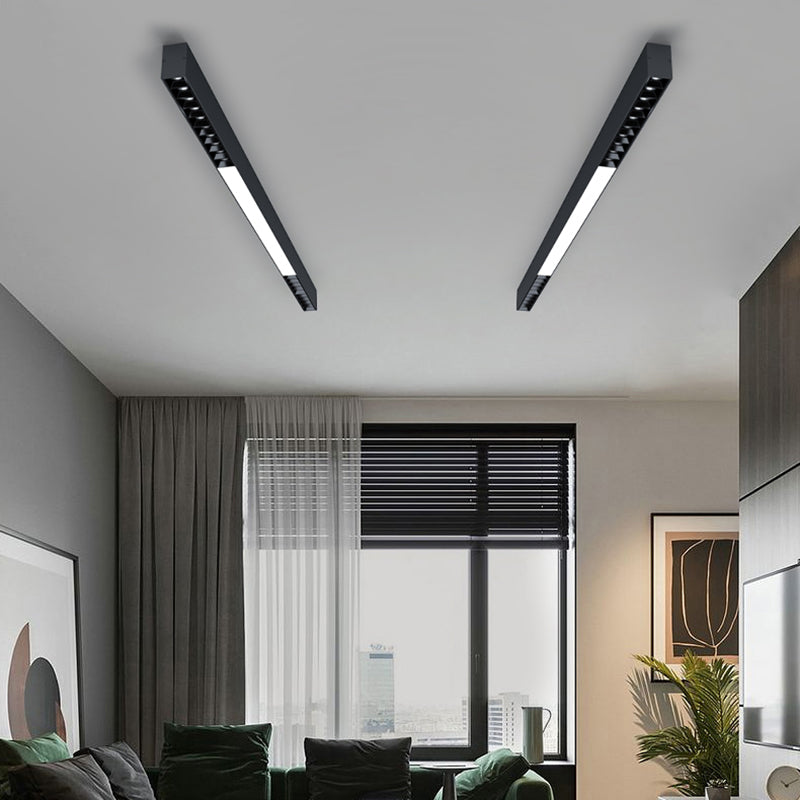 Estilo moderno lineal descarga de metal de montura de 1 luz de 1 luz de montaje liviano