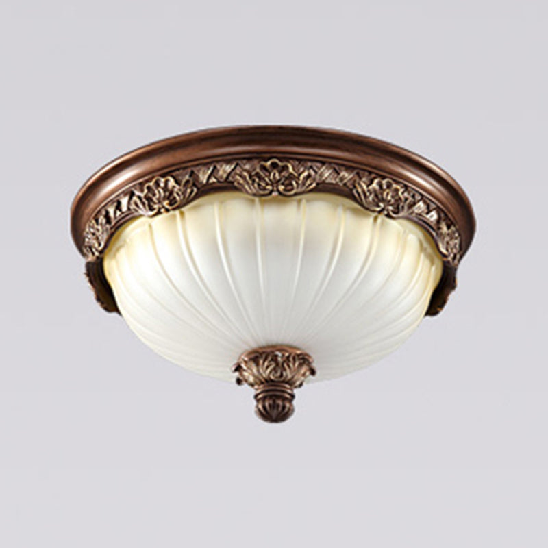 Modern Style Round Flush Mount Light Glass Multi-Light Flush Ceiling Lights