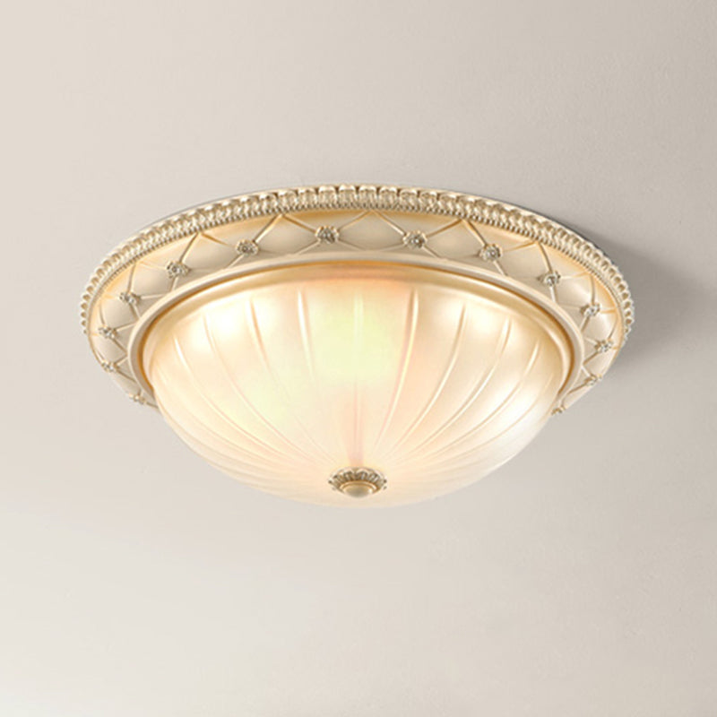 Modern Style Round Flush Mount Light Glass Multi-Light Flush Ceiling Lights