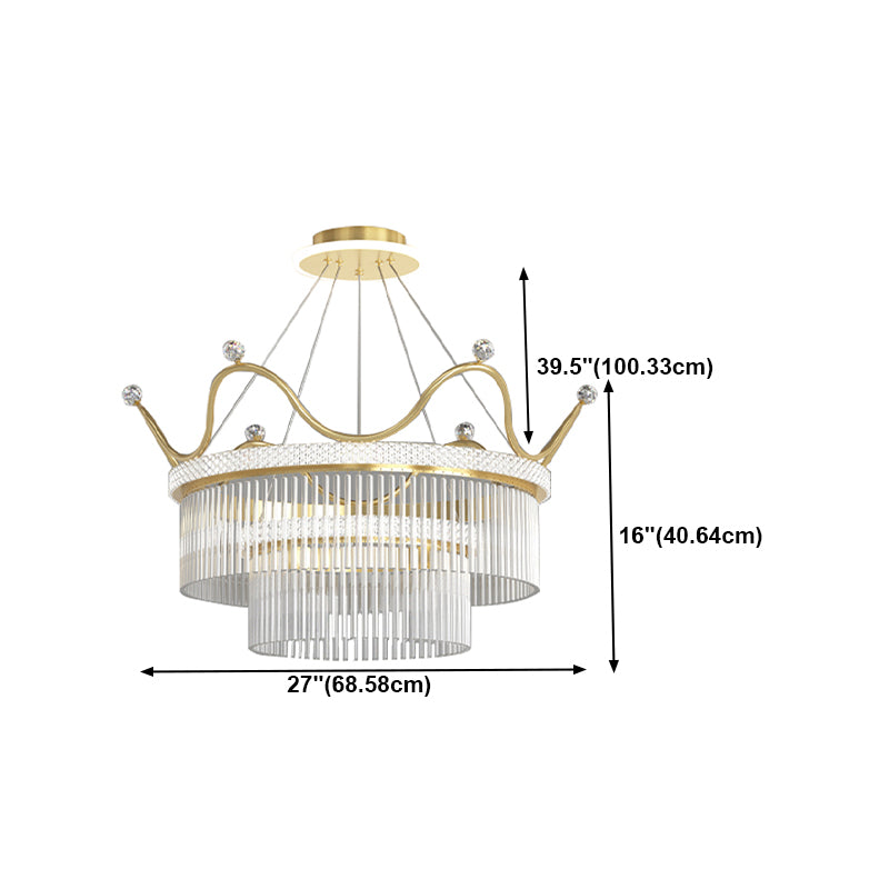 Modern Style Hanging Lighting Fixture Household Chandelier for Sitting Room