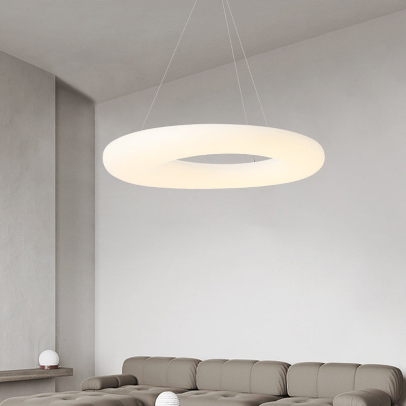 Metal Ring Chandelier Pendant Light Nordic LED Hanging Light Fixture