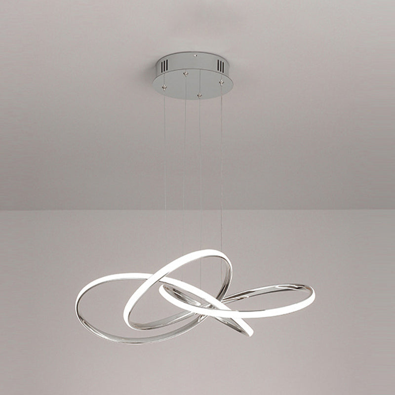 Forme linéaire Métal Pendre luminaire moderne 1 Lumière Lumière Lumière