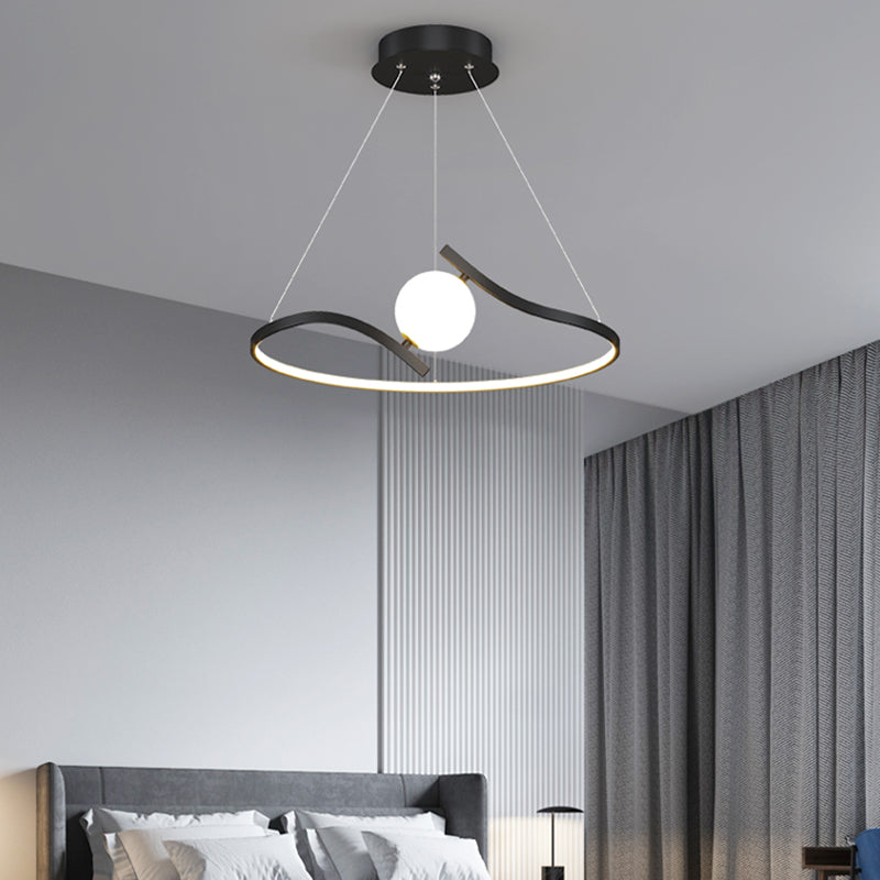 Luminaires de pendentif métallique linéaire