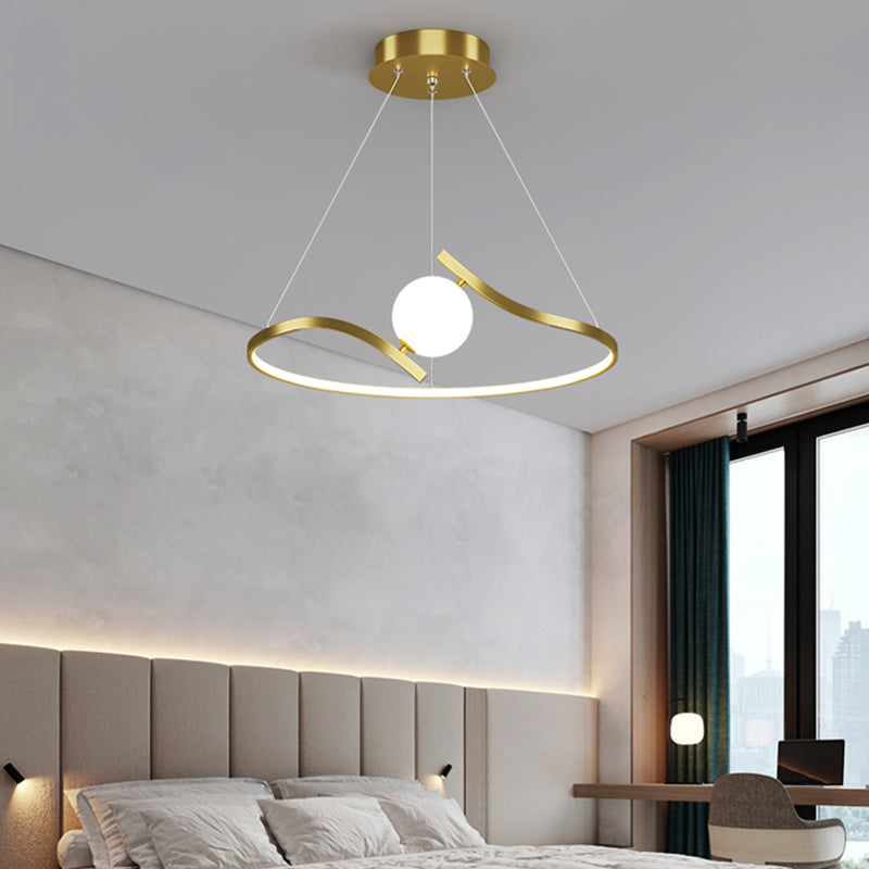 Luminaires de pendentif métallique linéaire