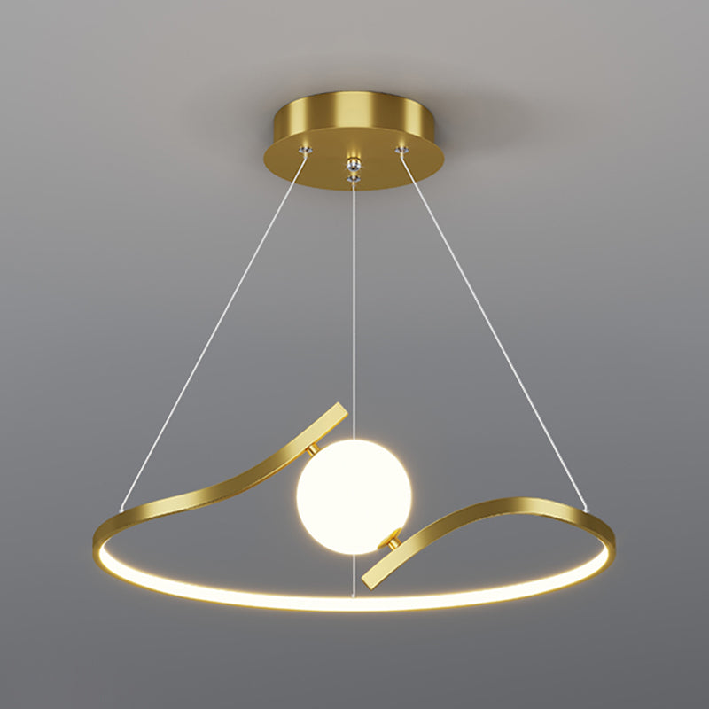 Luminaires de pendentif métallique linéaire