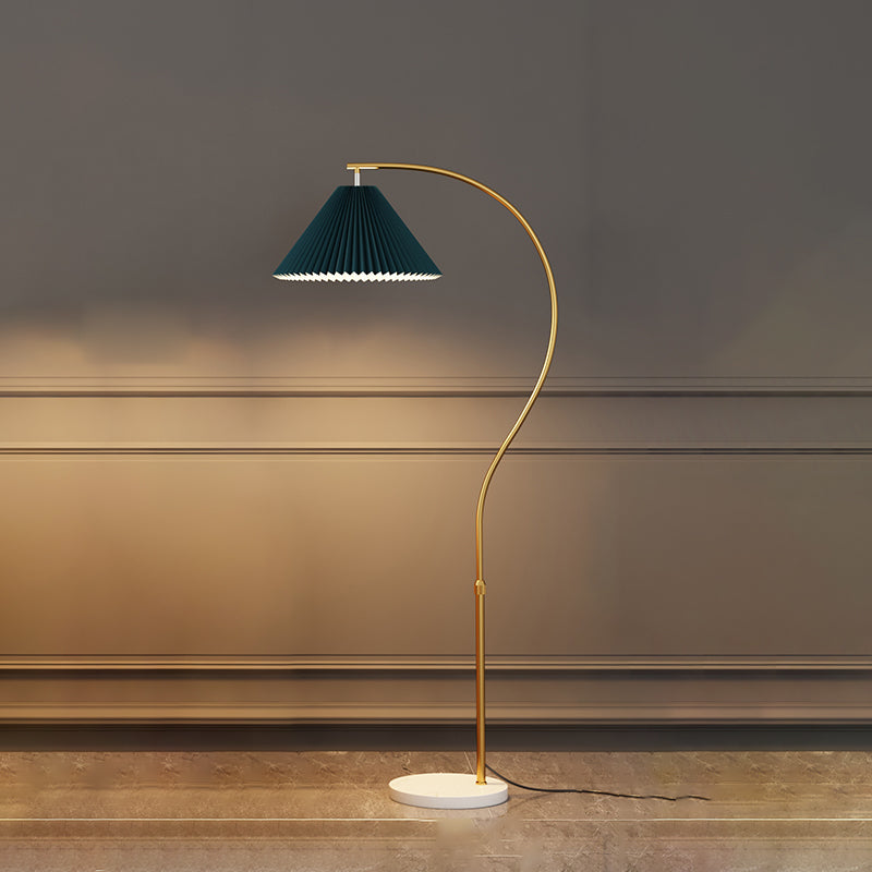 Stoffen vloer staande lamp Minimalistische stijl vloerlicht voor slaapkamer