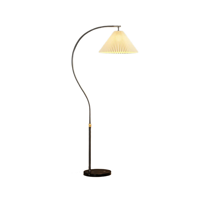 Stoffboden stehende Lampe minimalistischer Stil Bodenlicht für Schlafzimmer