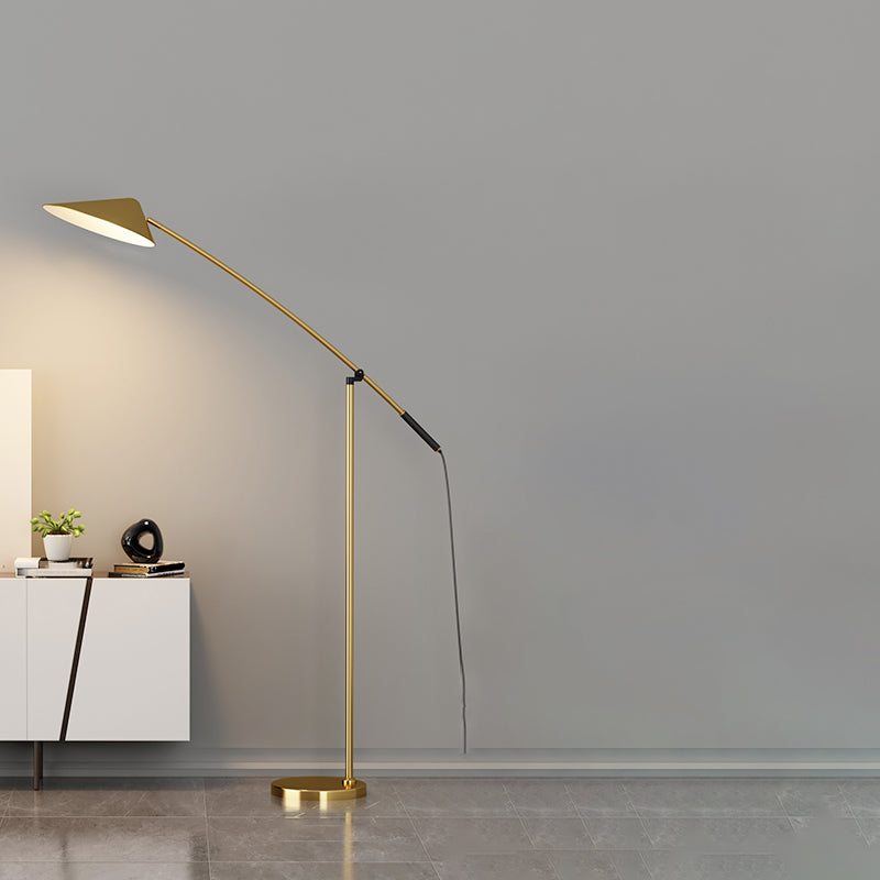 Vloerlicht minimalistische stijl stof gearceerde vloerlamp voor woonkamer