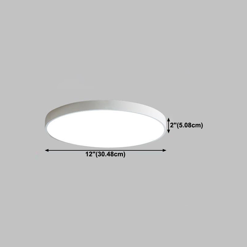 Luz de montaje geométrico de 1 luces Luces de techo de metal de estilo moderno