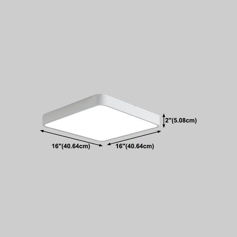 Luz de montaje geométrico de 1 luces Luces de techo de metal de estilo moderno