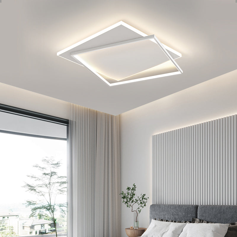 A forma geometrica a filo metallo a sfioramento moderno a 2 luci a fiuto luce in bianco