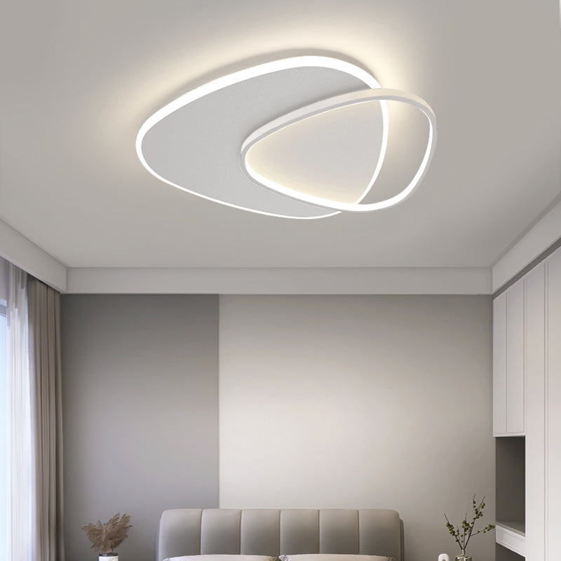 A forma geometrica a filo metallo a sfioramento moderno a 2 luci a fiuto luce in bianco