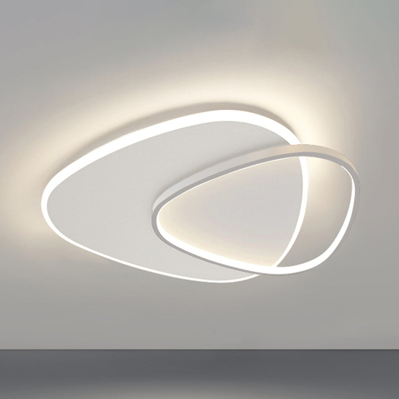 A forma geometrica a filo metallo a sfioramento moderno a 2 luci a fiuto luce in bianco