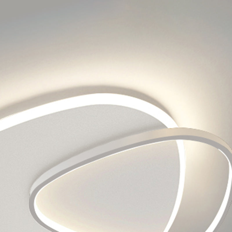 A forma geometrica a filo metallo a sfioramento moderno a 2 luci a fiuto luce in bianco