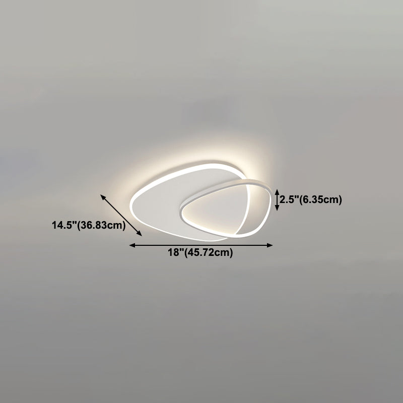 A forma geometrica a filo metallo a sfioramento moderno a 2 luci a fiuto luce in bianco