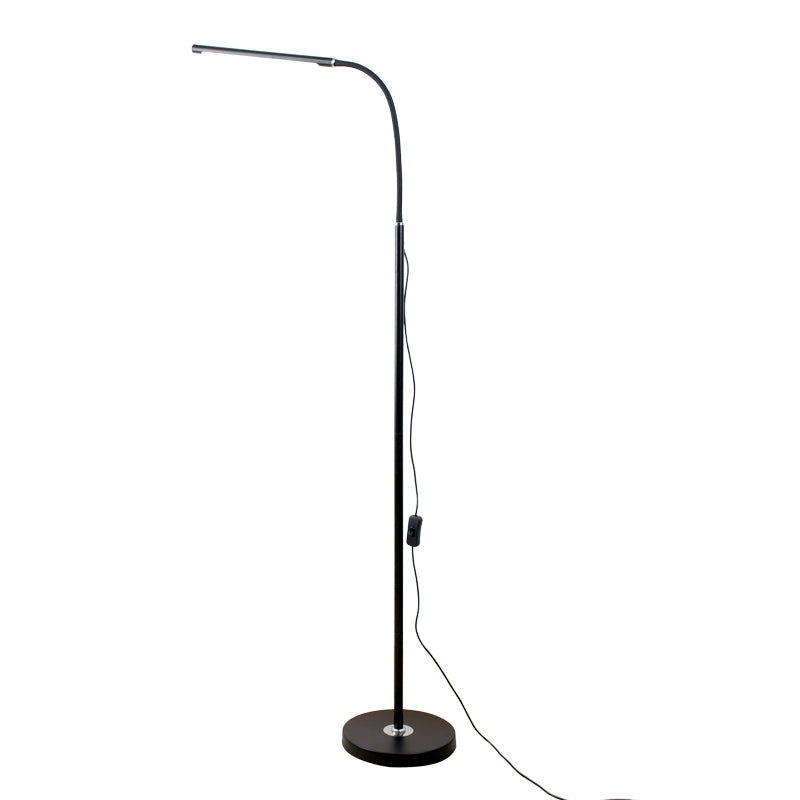 1-Light Modern Linear Floor Lamp Metal LED Floor Light for Living Room