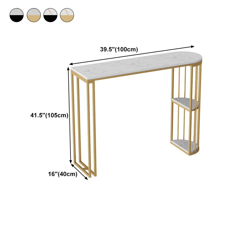 Nordic Style Sintered Stone Table Dining Bar Counter Table for Kitchen