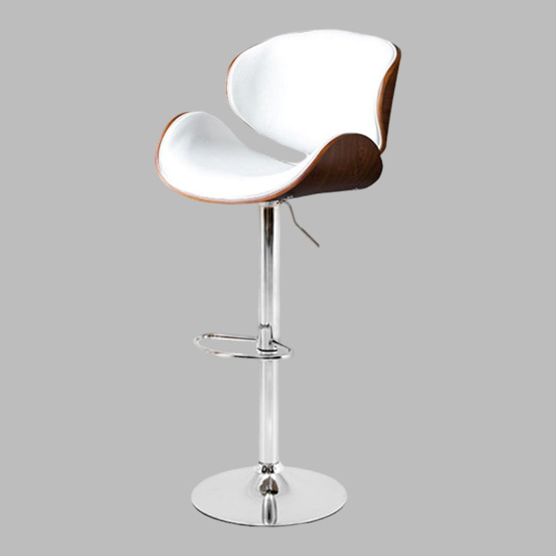 Modern Liftable Bar-stool PU Leather Counter Bar Stool with Metal Legs