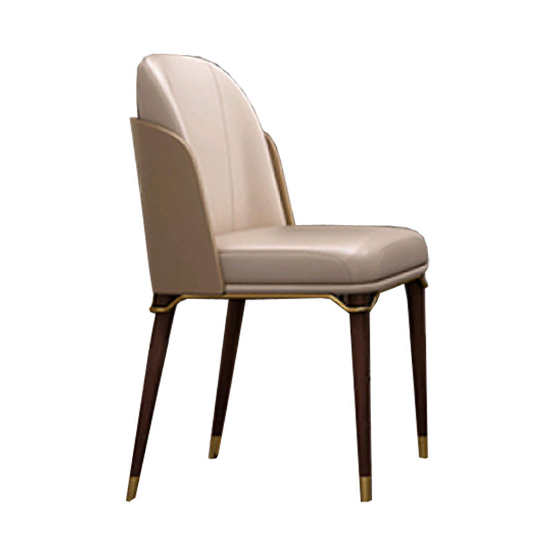 Glam Solid Wood Kitchen and Dining Room Chair Wingback Side Chair