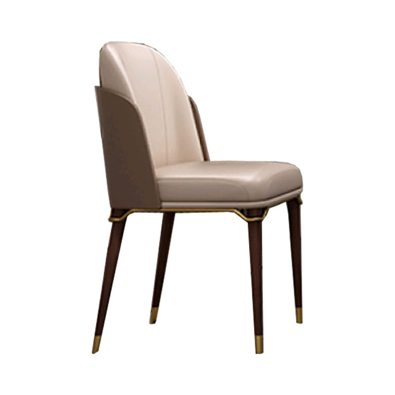 Glam Solid Wood Kitchen and Dining Room Chair Wingback Side Chair