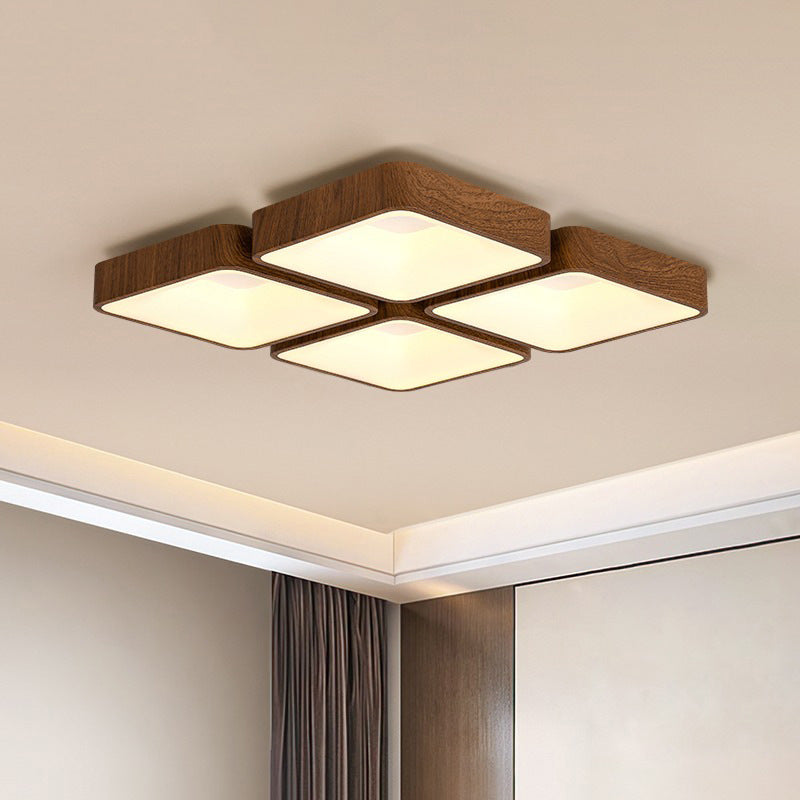 Luce del soffitto a sfioramento geometrico Luce moderno a filo a sfogliamento del soffitto