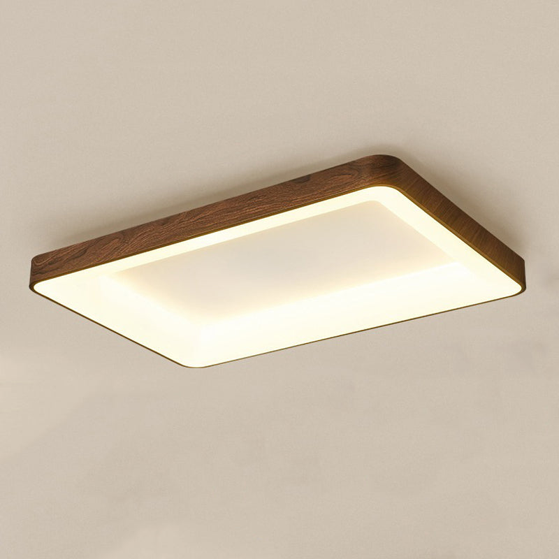 Geometrische Spülhalterendedecke moderne LED -Flush -Deckenbehandlung