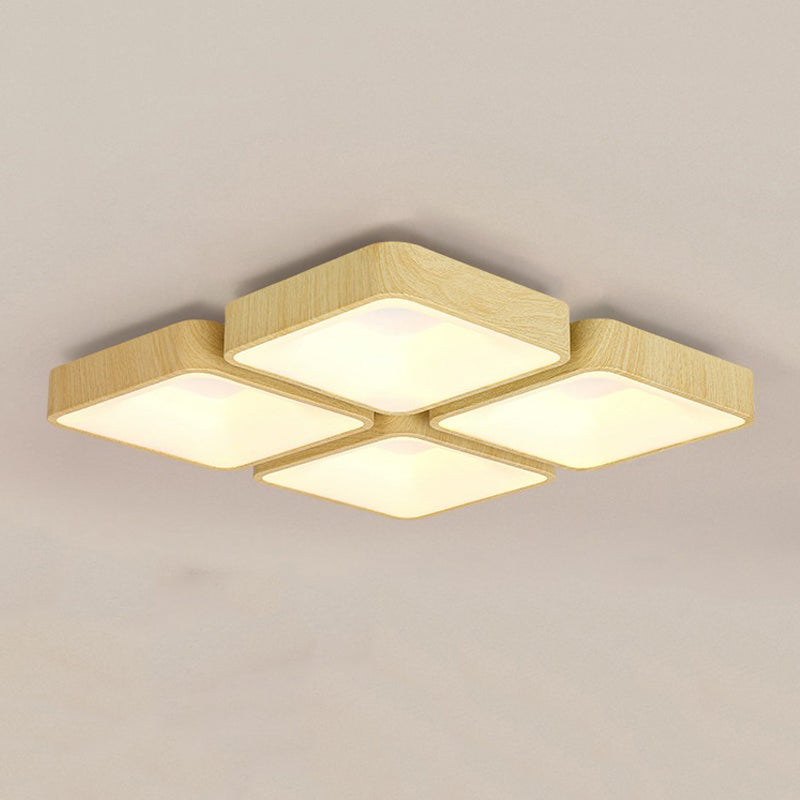 Luce del soffitto a sfioramento geometrico Luce moderno a filo a sfogliamento del soffitto