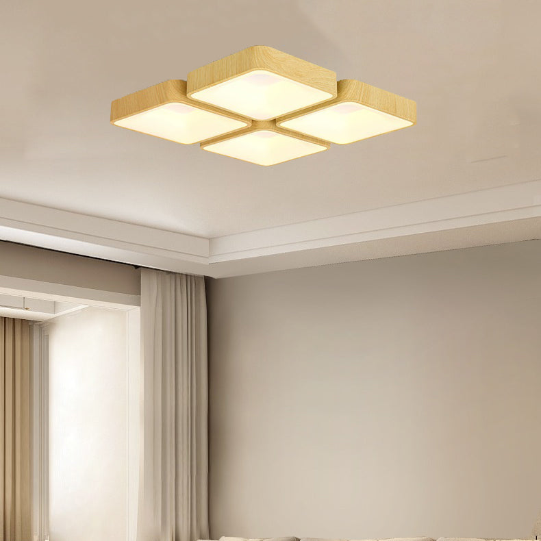 Fil de plafond géométrique Light LED moderne LED MONT PLATIFICATION