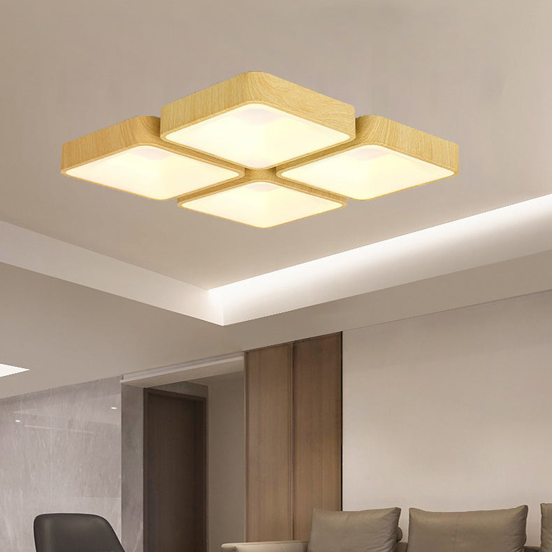 Fil de plafond géométrique Light LED moderne LED MONT PLATIFICATION