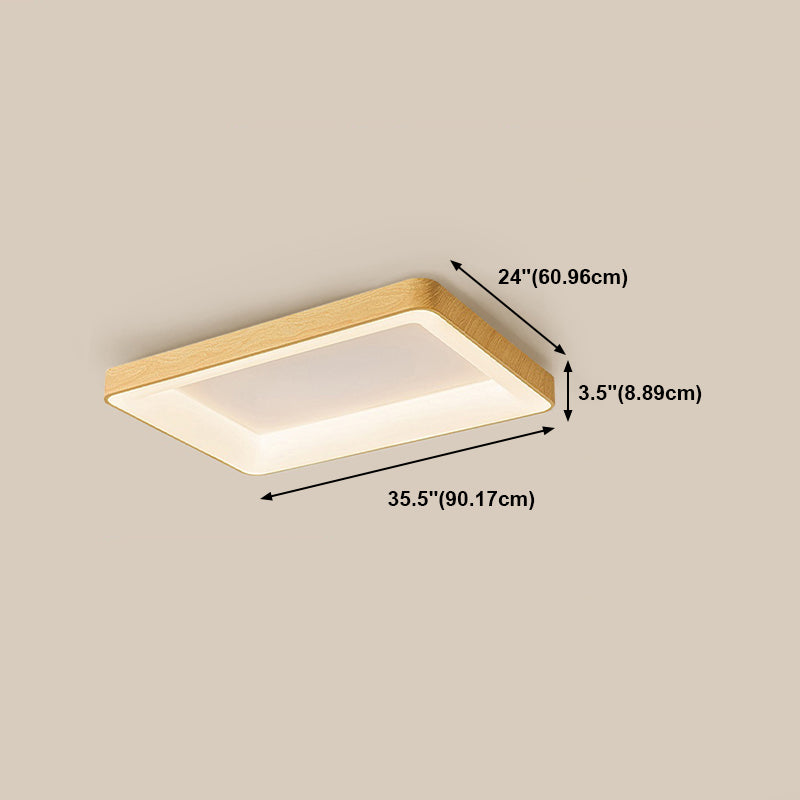 Luz de techo de montaje geométrico LED moderno LED FLUSH TECILE DE TECOLO DE MONTAJE